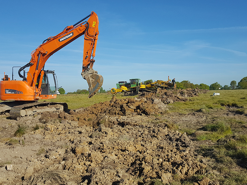 Drainage agricole Loire (42)